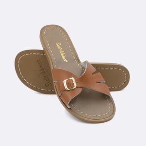 Salt Water Classic Tan Slide Sandals size women’s 6 New in Box